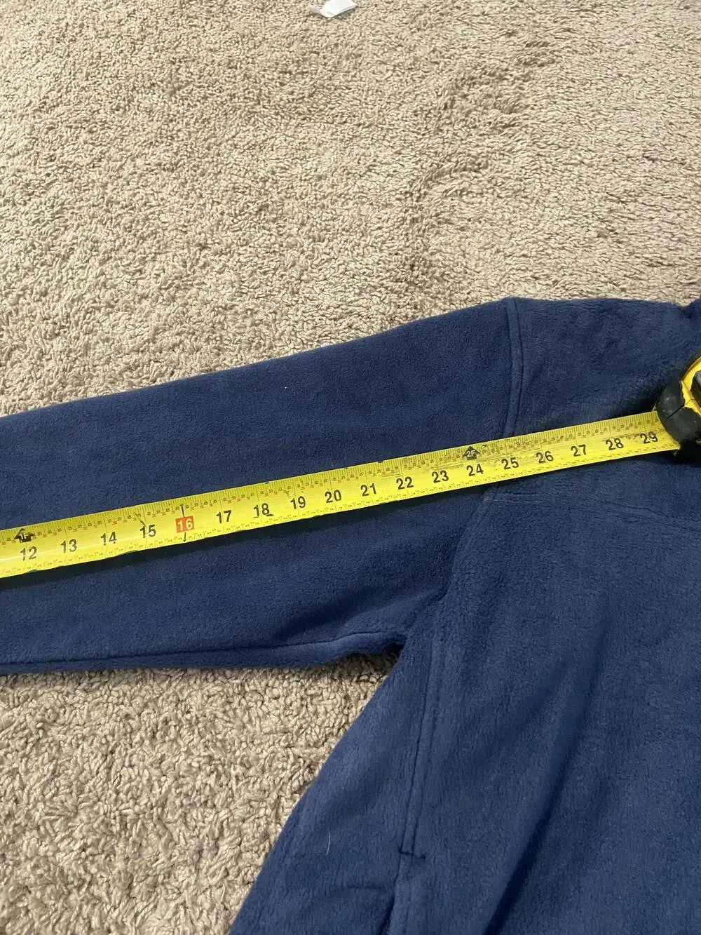 Columbia Fleece Jacket Mens Medium Blue Full Zip Outdoors Warm Layer Pullover